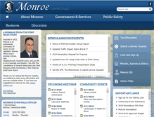 Tablet Screenshot of monroect.org